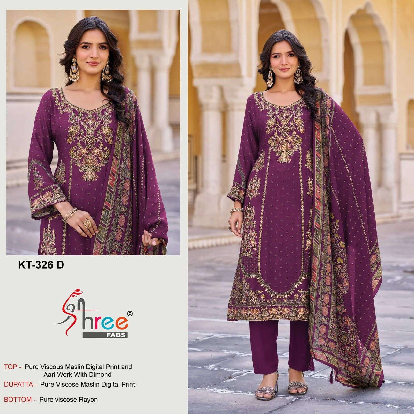 DESIGN NO. KT - 326 BY SHREE FABS - 04