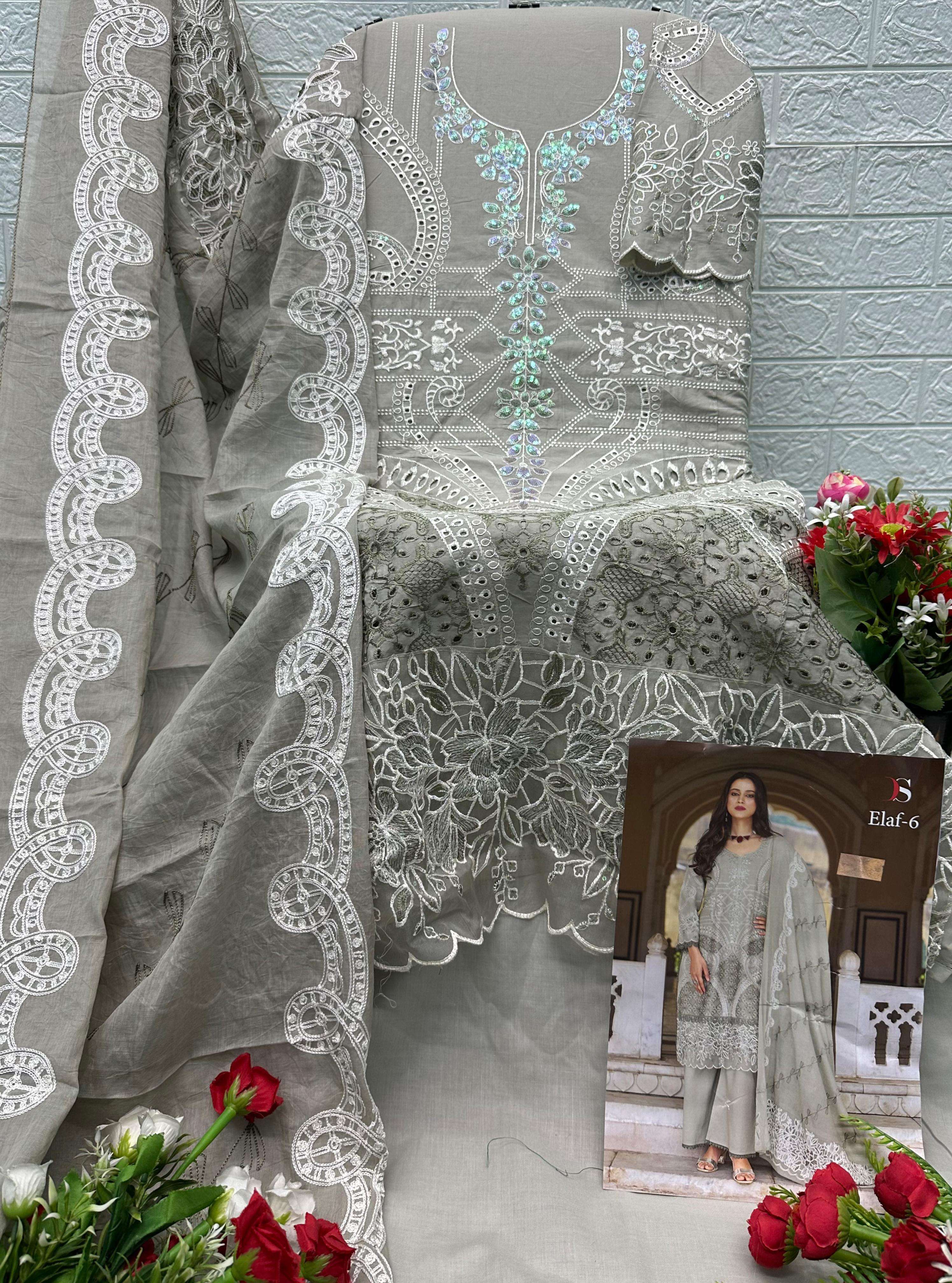 EALF LUXURY LAWN 25 - 6 BY DEEPSY SUITS - 02