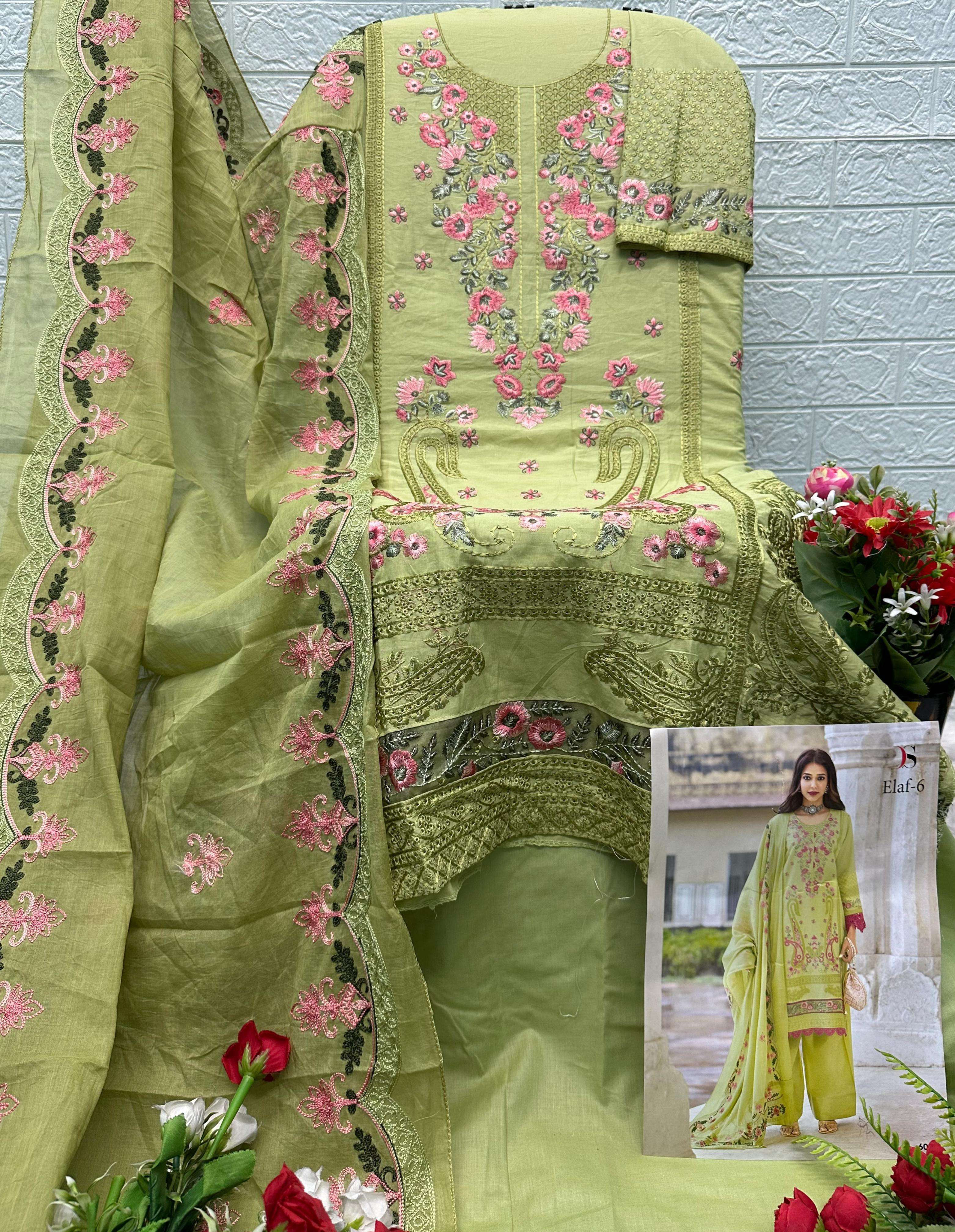 EALF LUXURY LAWN 25 - 6 BY DEEPSY SUITS - 04