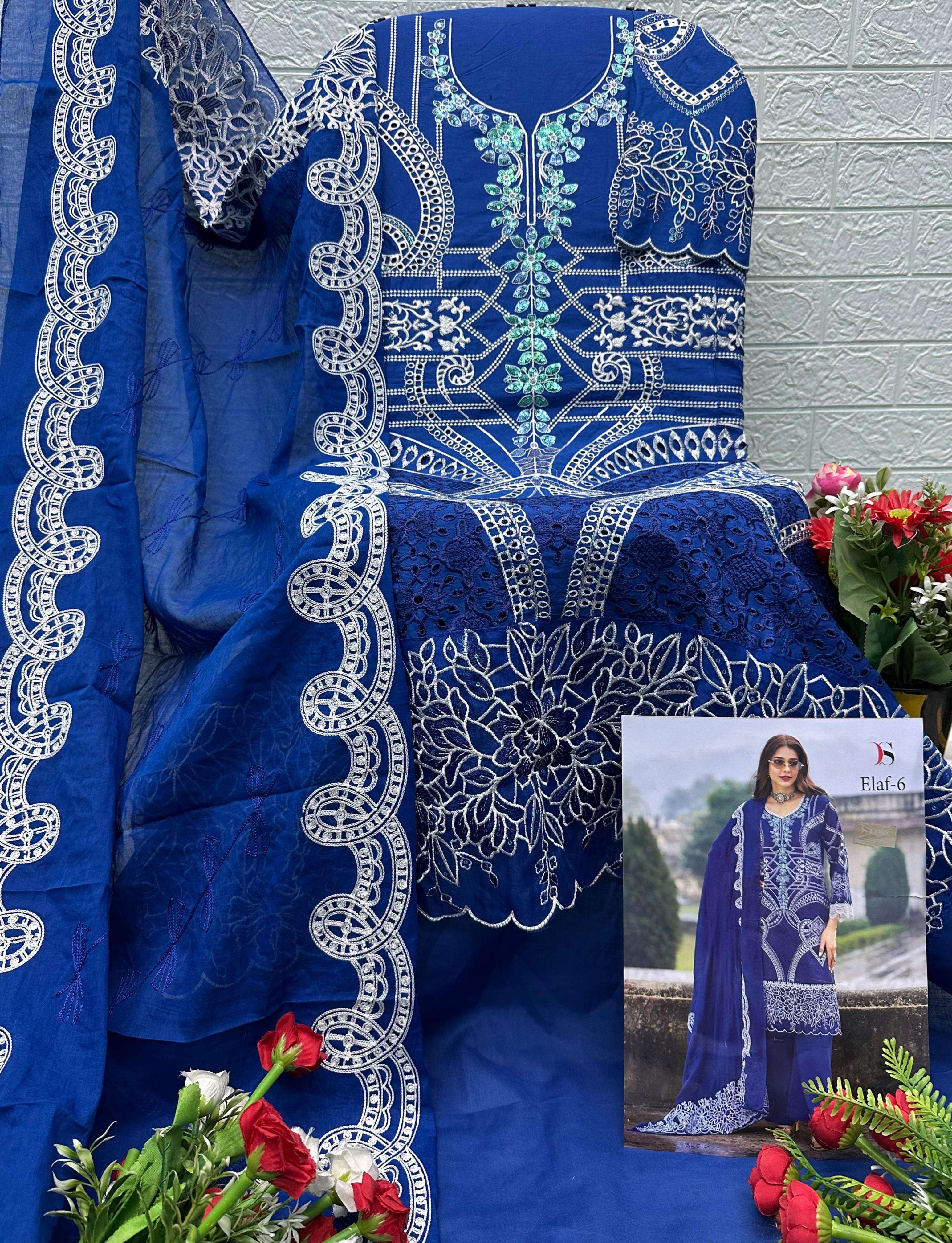 EALF LUXURY LAWN 25 - 6 BY DEEPSY SUITS - 06