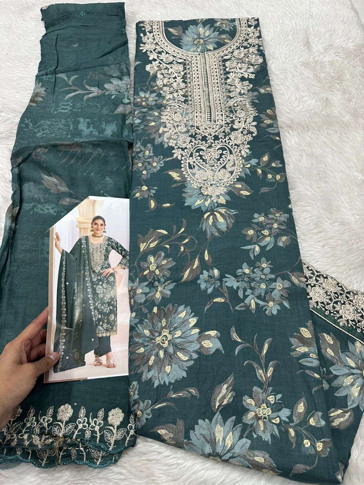 Falah Premium Cotton Collection Code - 26005 By Falah Designer - 05