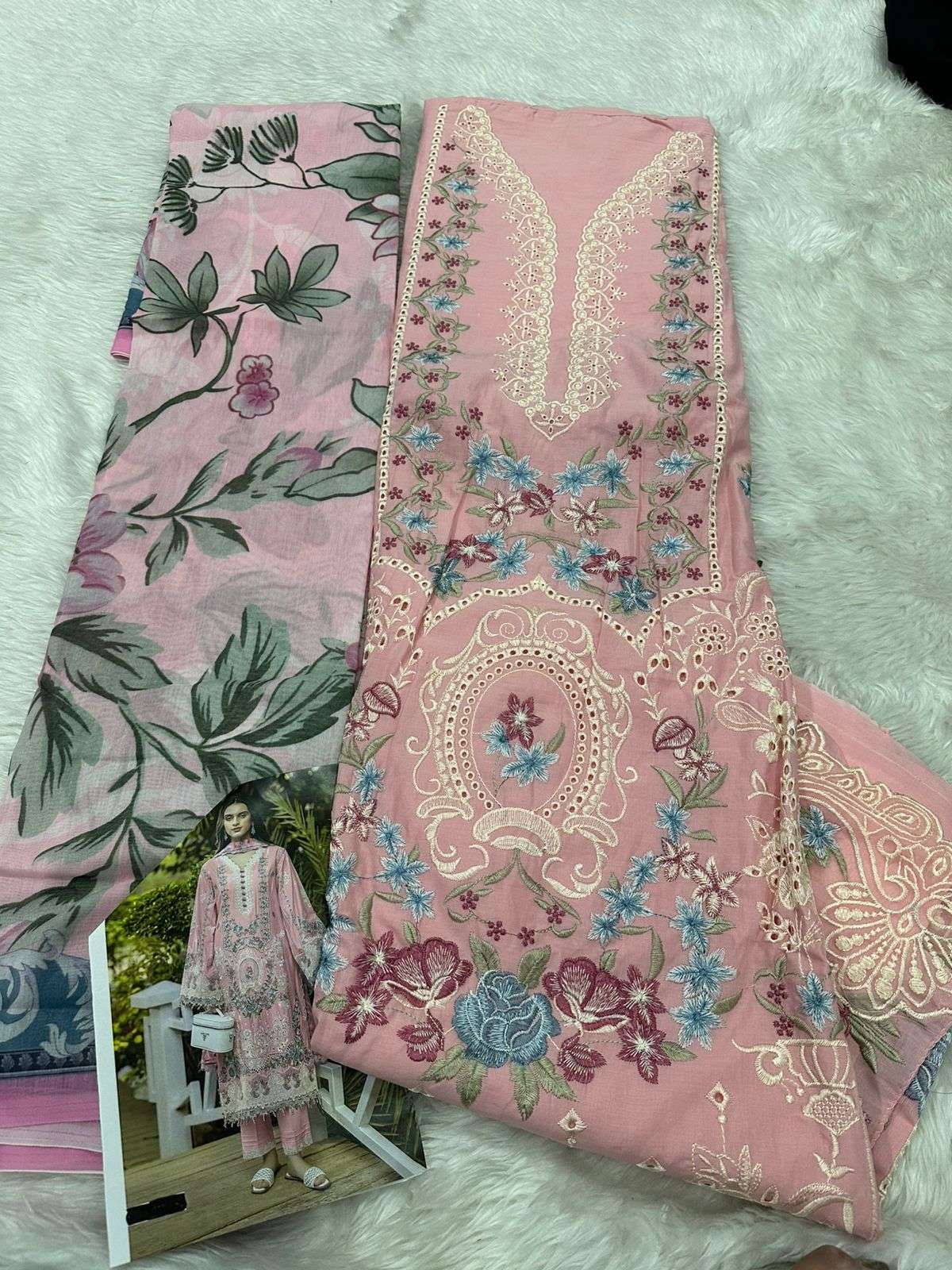 Falah Premium Cotton Collection Code - 26009 By Falah Designer - 01 - 05 B