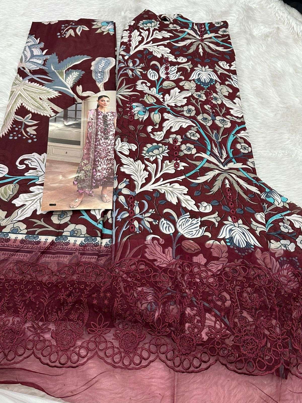 Falah Premium Cotton Collection Code - 30762 By Falah Designer - 01 - 08 B