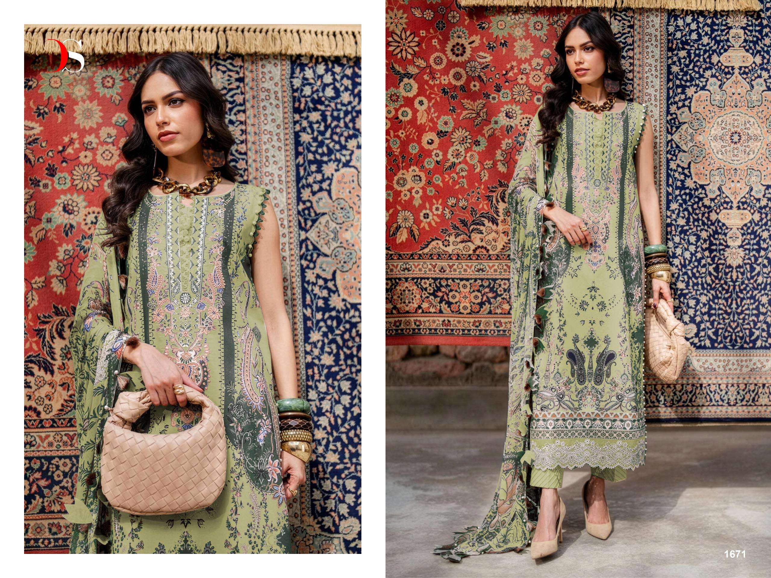 JADE BLISS LAWN - 4 BY DEEPSY SUITS - 01