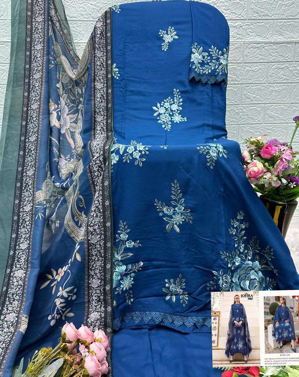 RAYON COLLECTION D NO. JT - 194 BY JOHRA TEX - 02