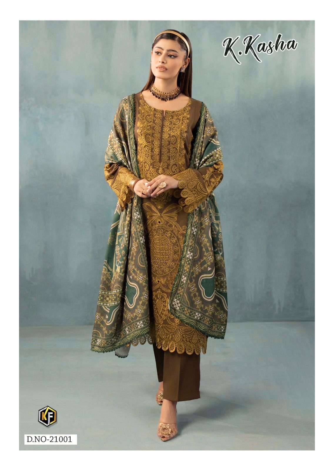 K KASHA VOL - 21 BY KEVAL FAB - 01