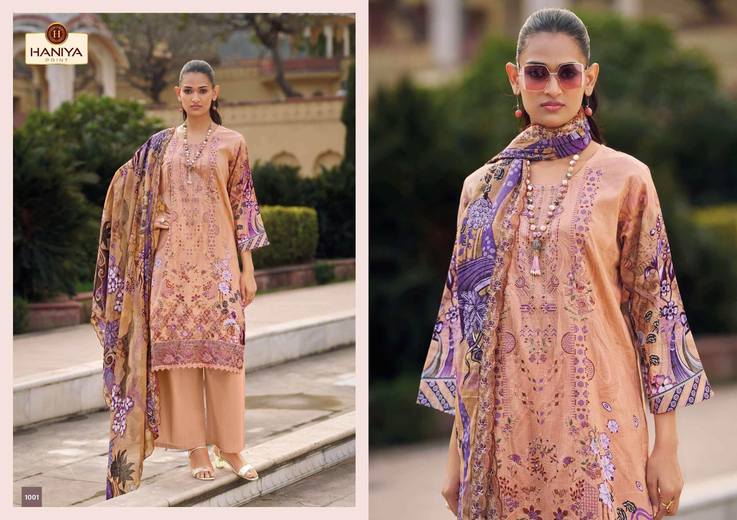 NUSHRAT LUXURY COLLECTION BY HANIYA PRINT - 01