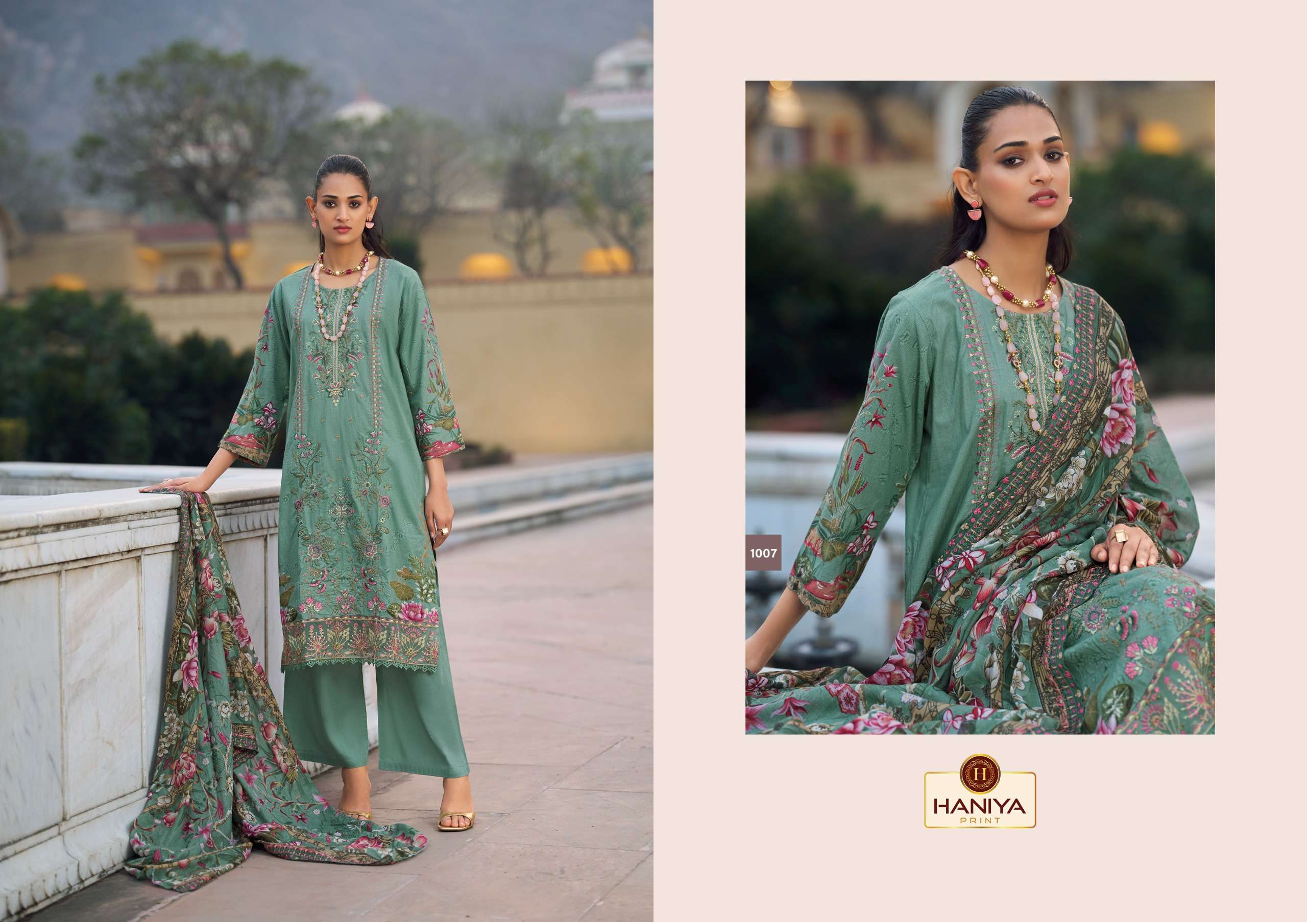 NUSHRAT LUXURY COLLECTION BY HANIYA PRINT - 07