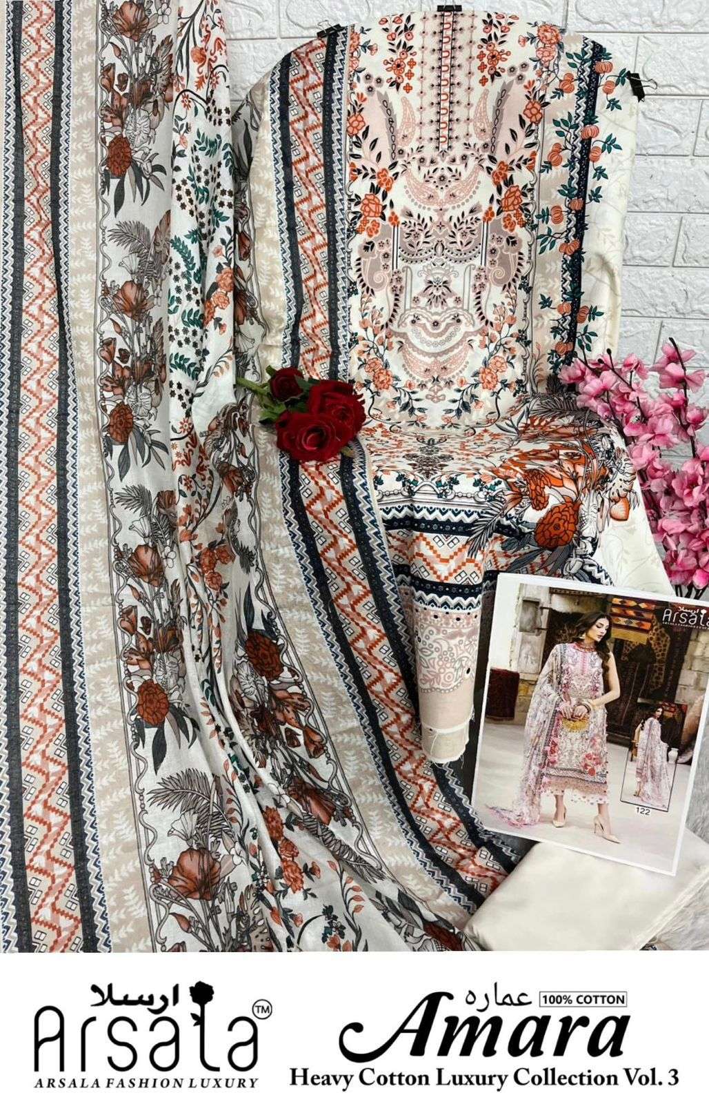 AMARA HEAVY COTTON LUXURY COLLECTION VOL - 03 BY ARSALA - 02