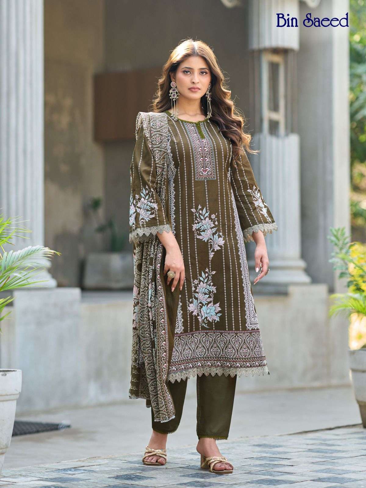 BIN SAEED HEAVY COTTON LUXURY COLLECTION VOL - 04 BY GANESHA - 01