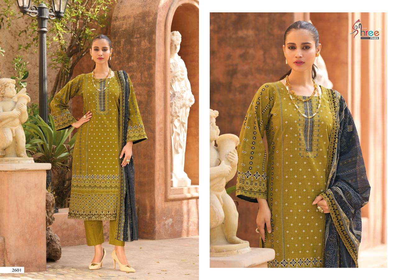 BIN SAEED LAWN COLLECTION VOL - 26 BY SHREE FABS - 01