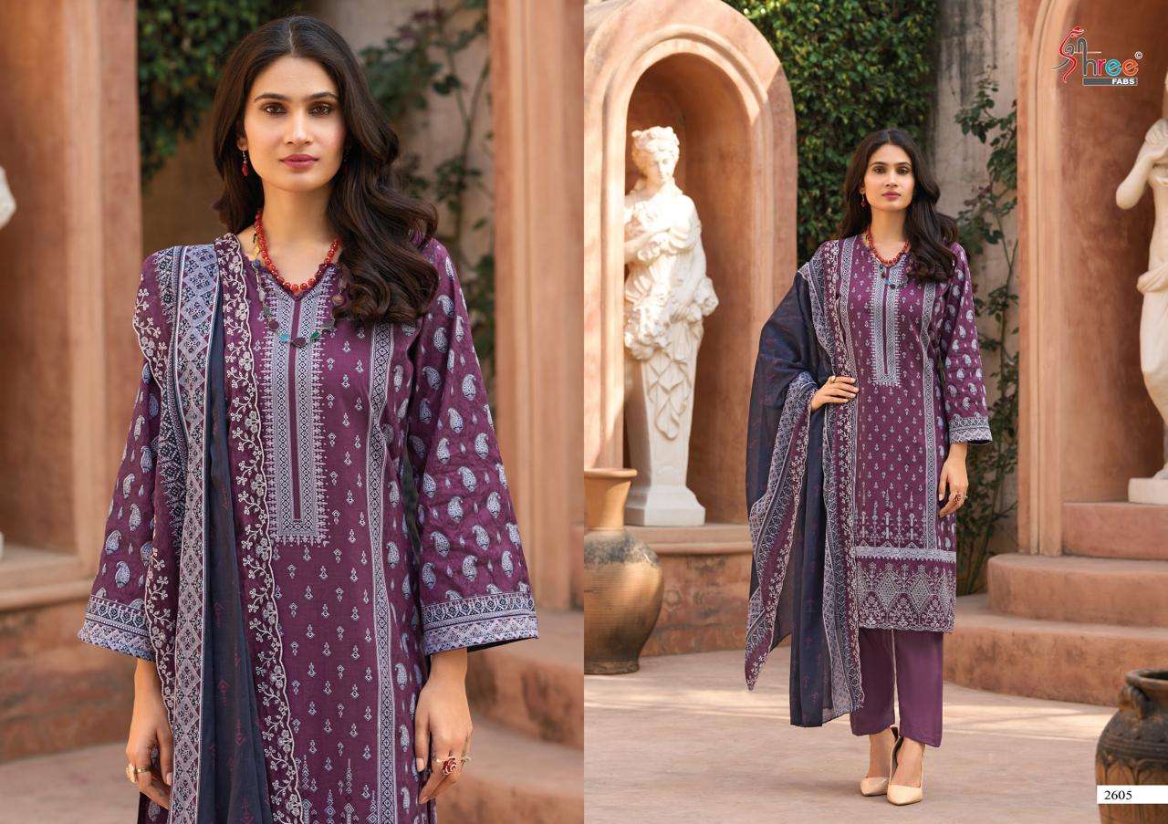 BIN SAEED LAWN COLLECTION VOL - 26 BY SHREE FABS - 05