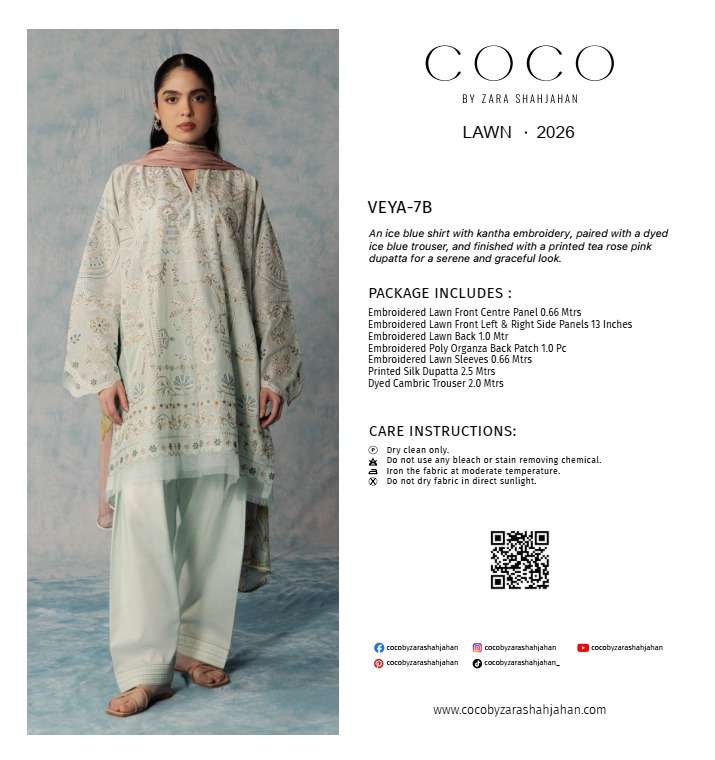 Coco Unstitched Lawn Collection 2026 By Zara Shahjahan-13