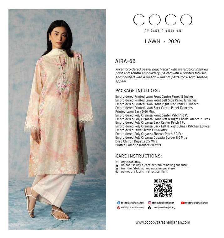 Coco Unstitched Lawn Collection 2026 By Zara Shahjahan-14