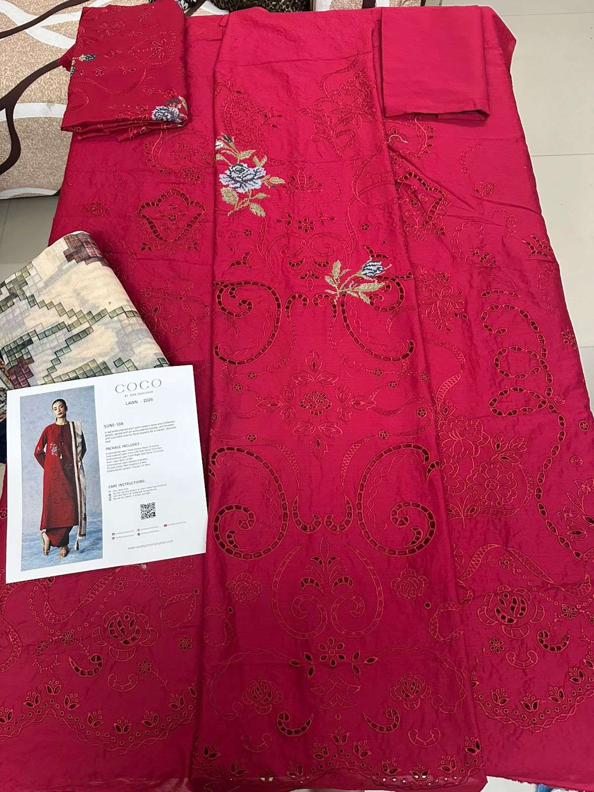 Coco Unstitched Lawn Collection 2026 By Zara Shahjahan-23