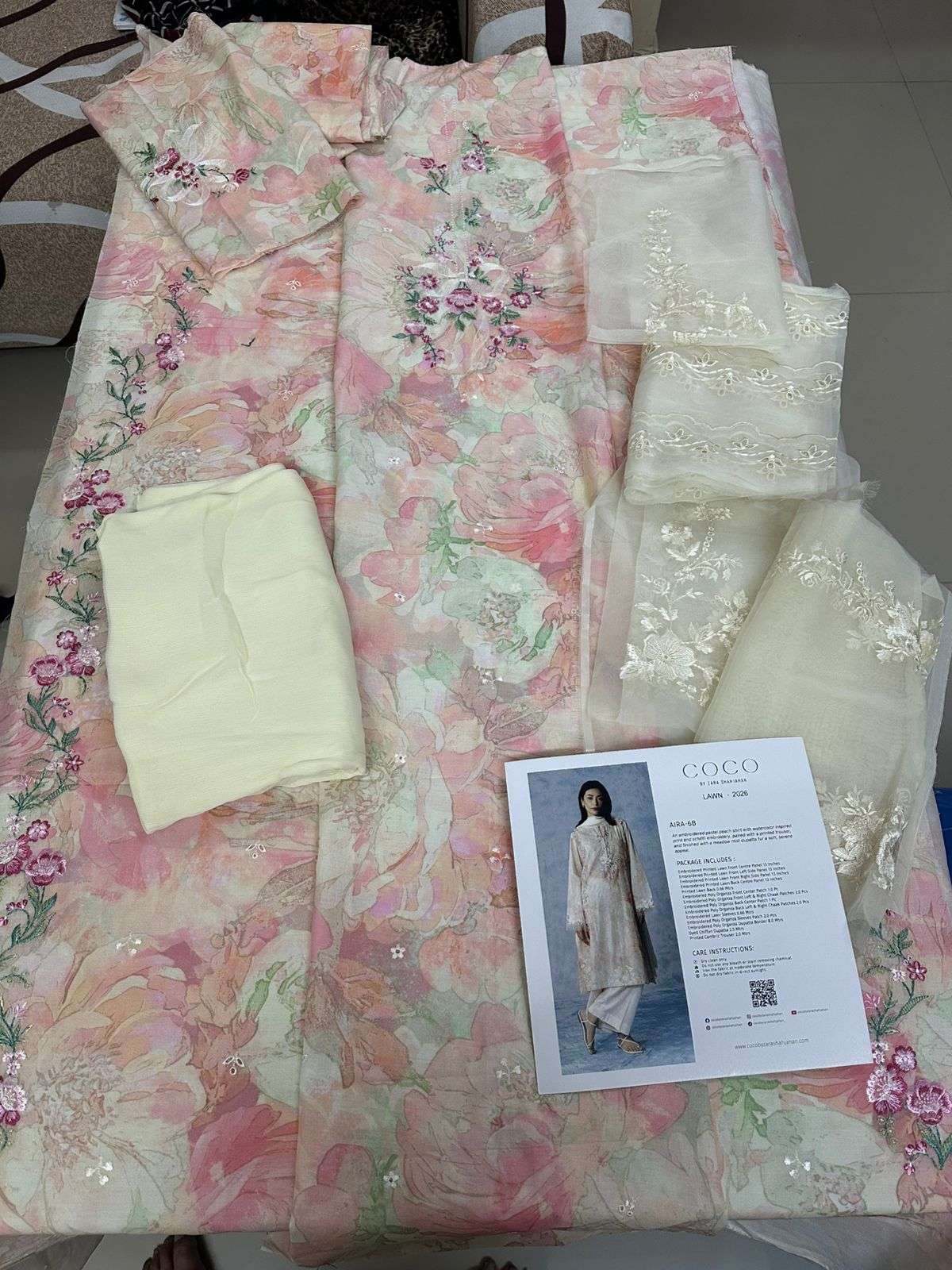 Coco Unstitched Lawn Collection 2026 By Zara Shahjahan-26