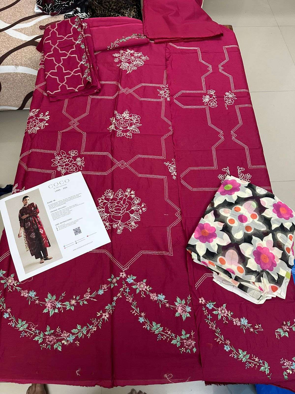 Coco Unstitched Lawn Collection 2026 By Zara Shahjahan-27