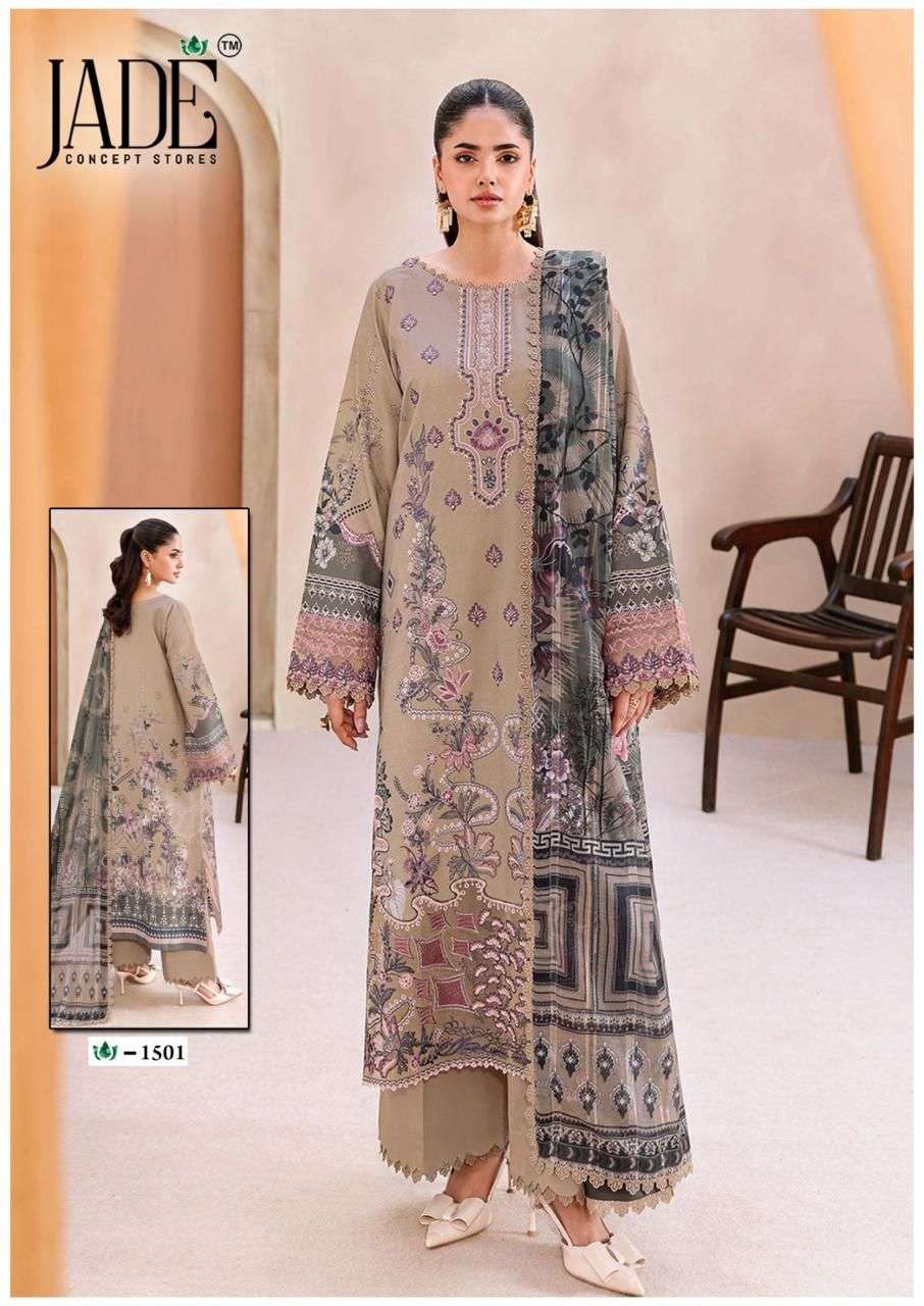CRIMSON EXCLUSIVE HEAVY LAWN COLLECTION VOL - 15 BY JADE CONCEPT STORES - 01