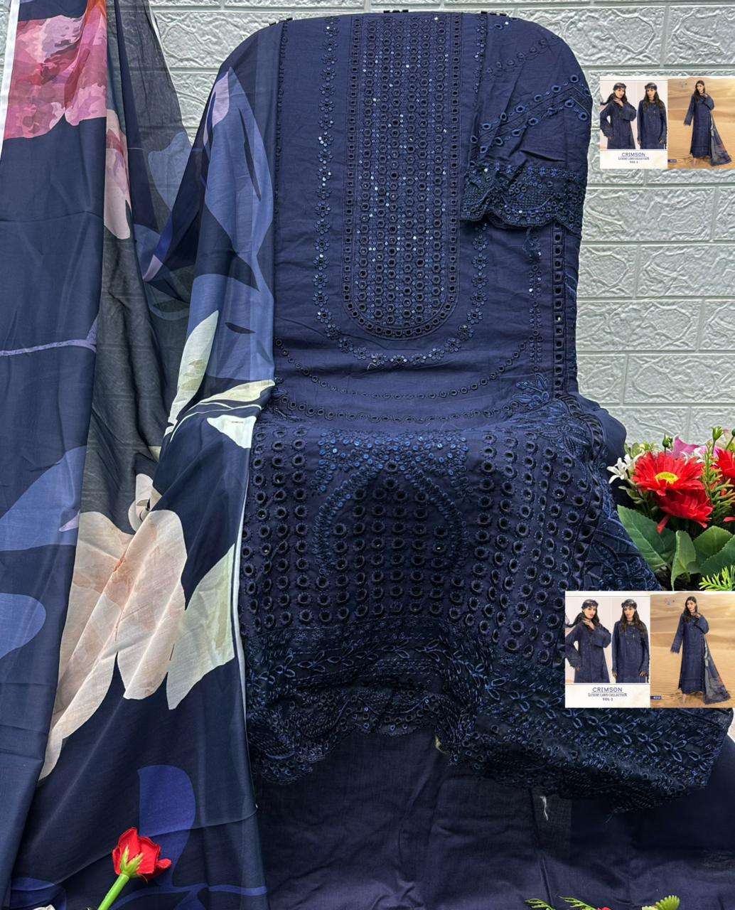 CRIMSON LUXURY LAWN COLLECTION VOL - 02 BY SHREE FABS - 02