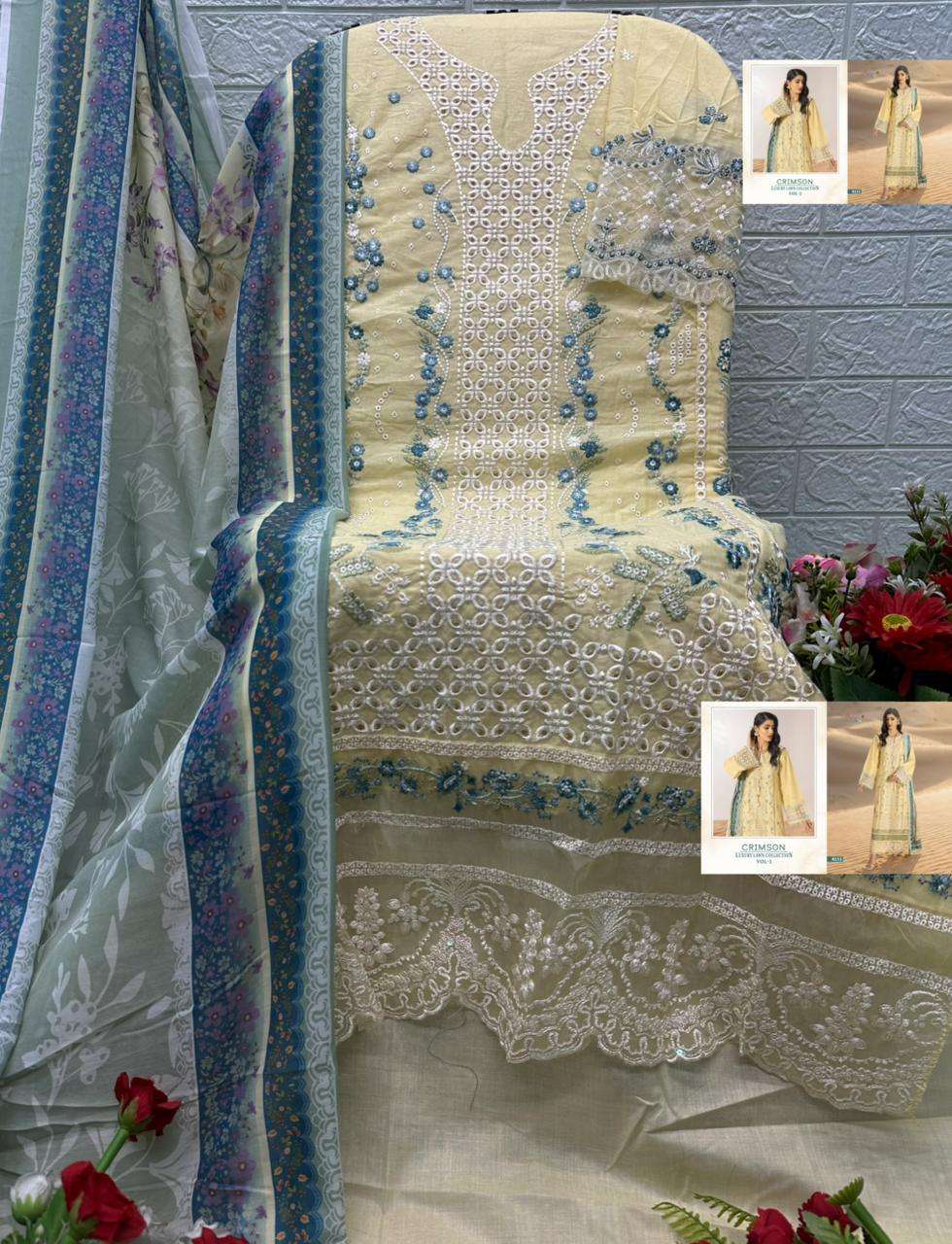 CRIMSON LUXURY LAWN COLLECTION VOL - 02 BY SHREE FABS - 03