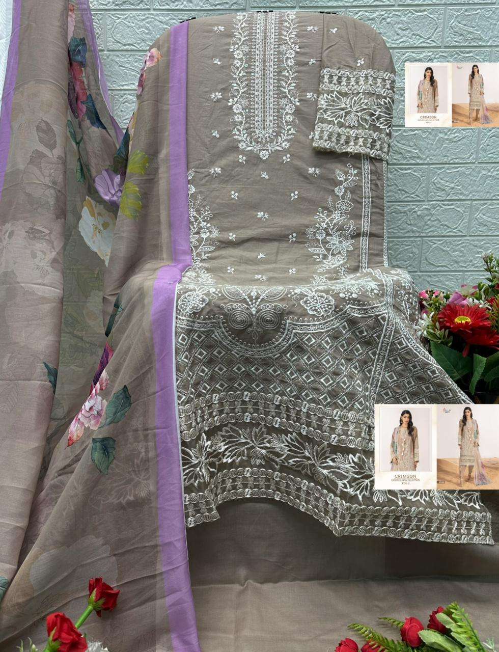 CRIMSON LUXURY LAWN COLLECTION VOL - 02 BY SHREE FABS - 04