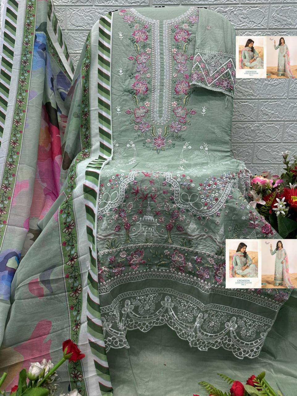 CRIMSON LUXURY LAWN COLLECTION VOL - 02 BY SHREE FABS - 05