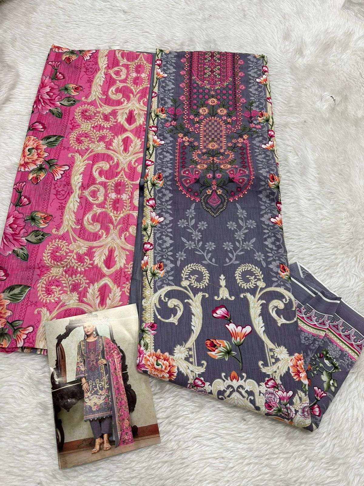 Falah Premium Cotton Collection Code - 26022 By Falah Designer - 07