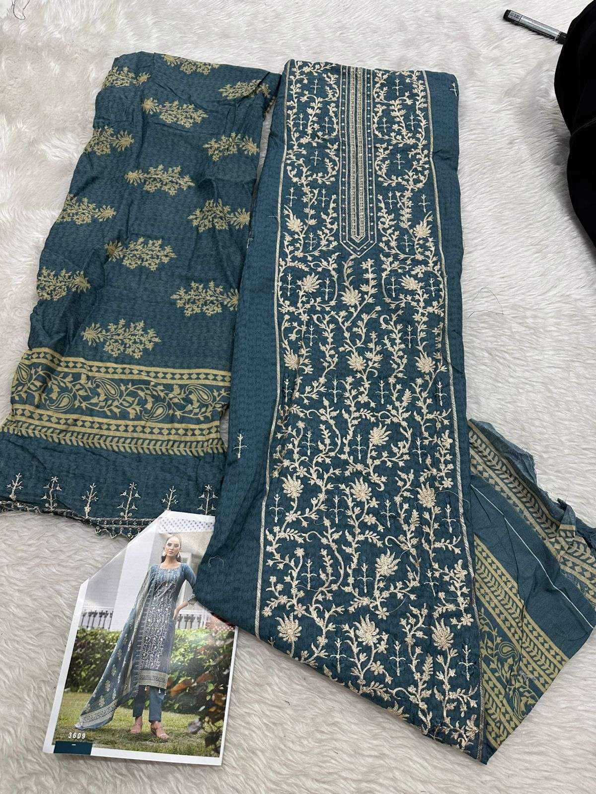 Falah Premium Cotton Collection Code - 26027 By Falah Designer - 01