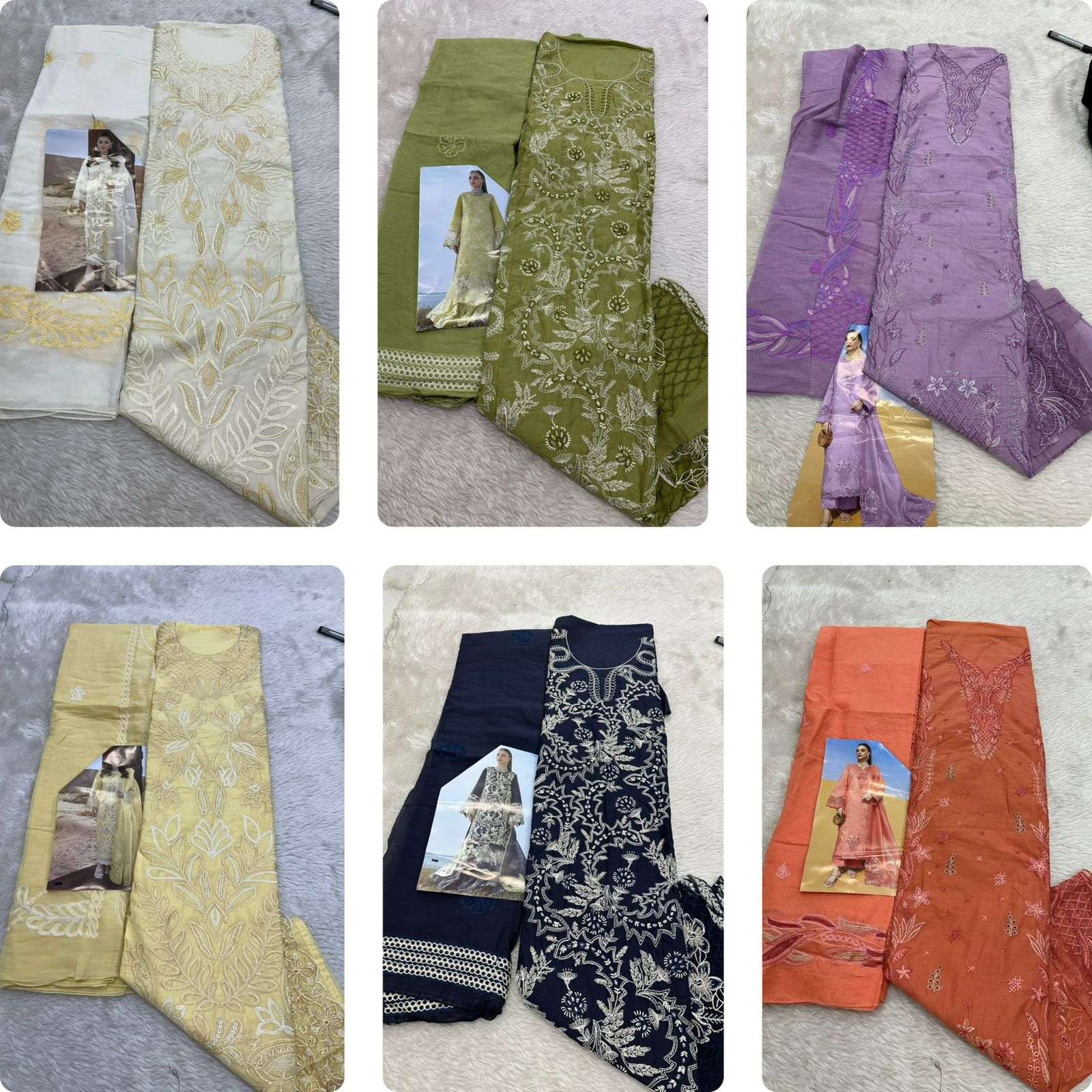 Falah Premium Cotton Collection Code - 26028 By Falah Designer - 01 - 06