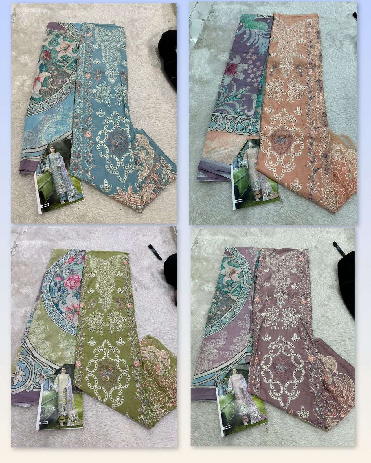 Falah Premium Cotton Collection Code - 26029 By Falah Designer - 01 - 04 A