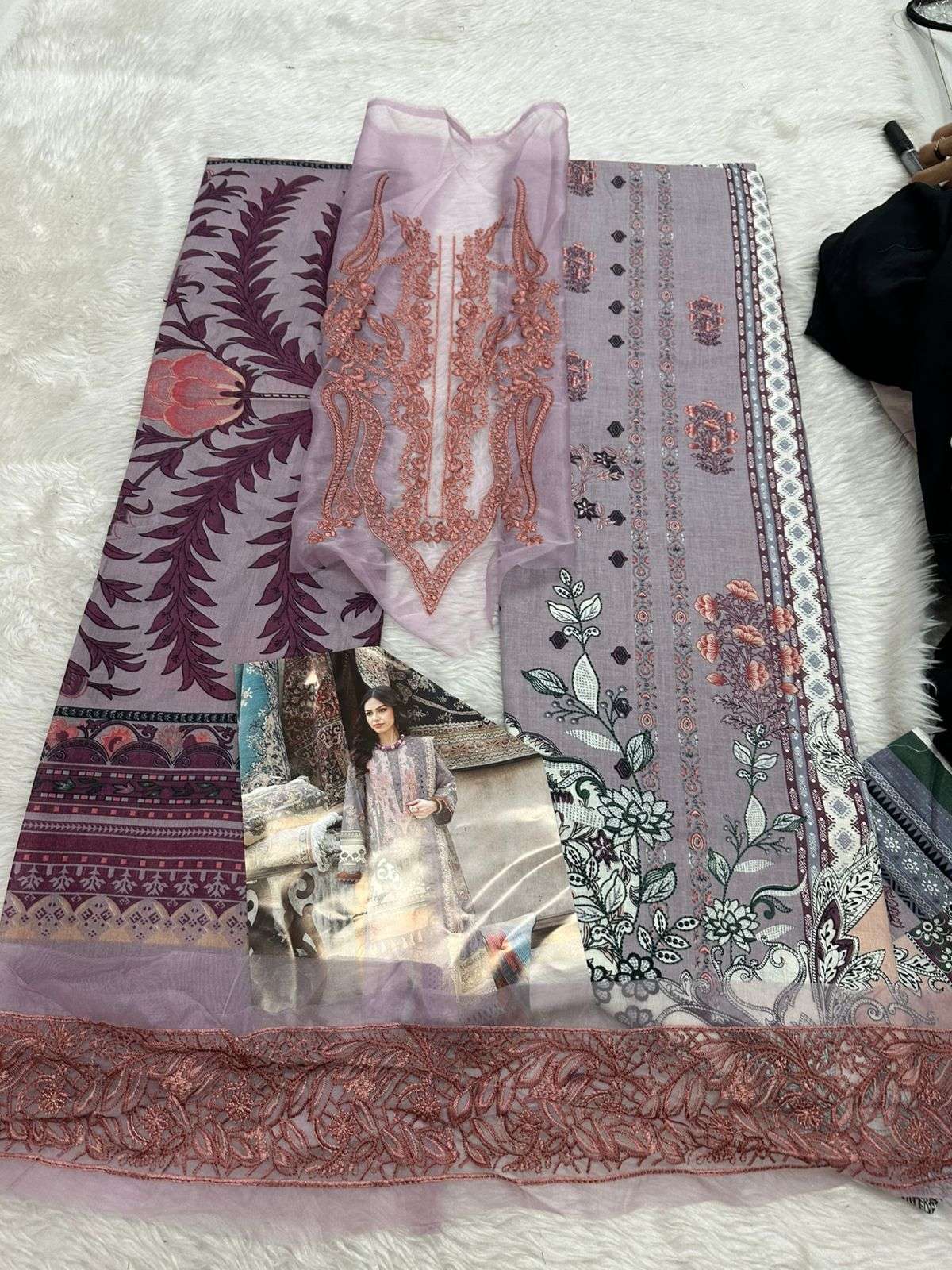 Falah Premium Cotton Collection Code - 26032 By Falah Designer Suits - 01 - 08 B