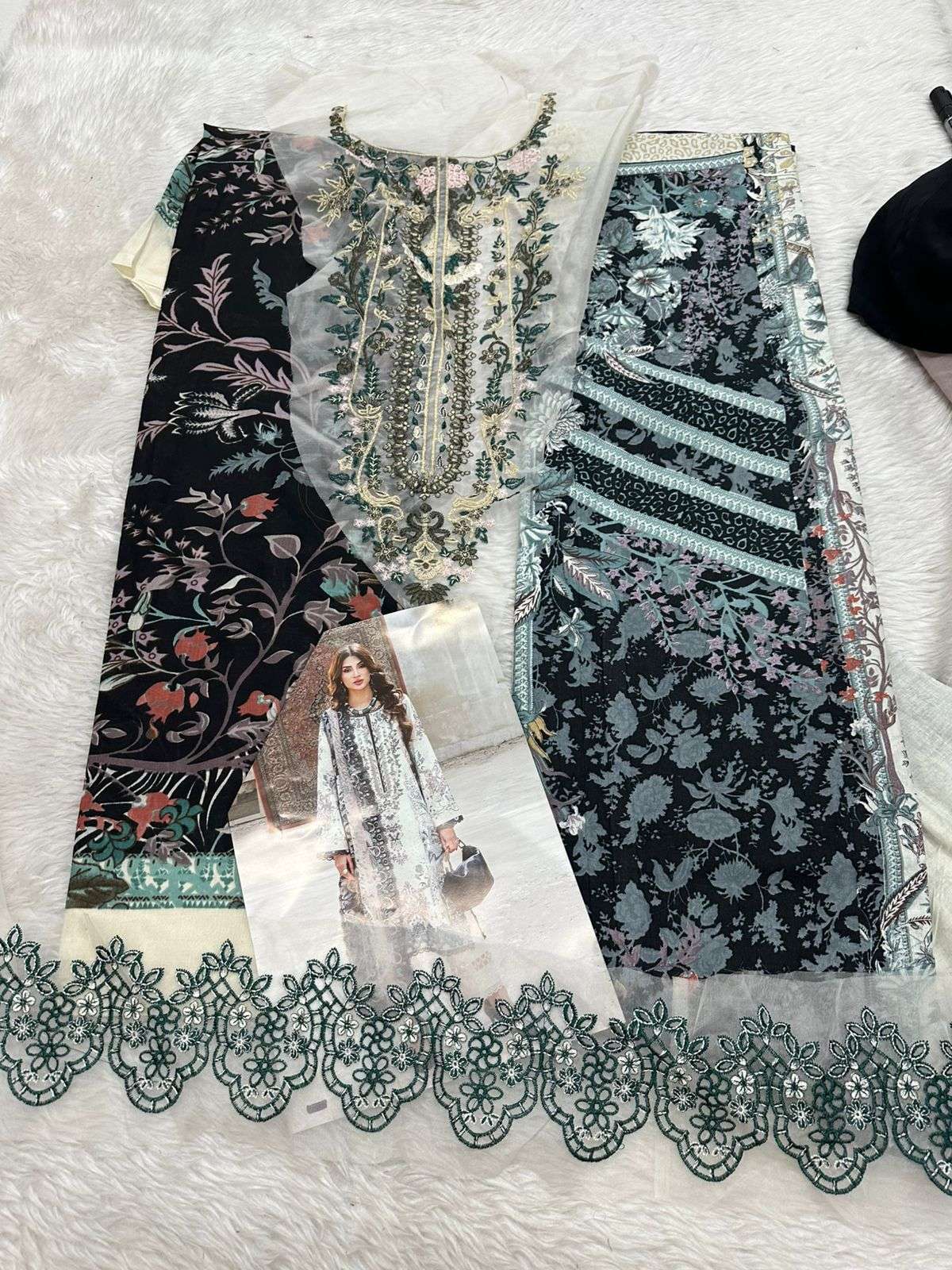 Falah Premium Cotton Collection Code - 26032 By Falah Designer Suits - 01