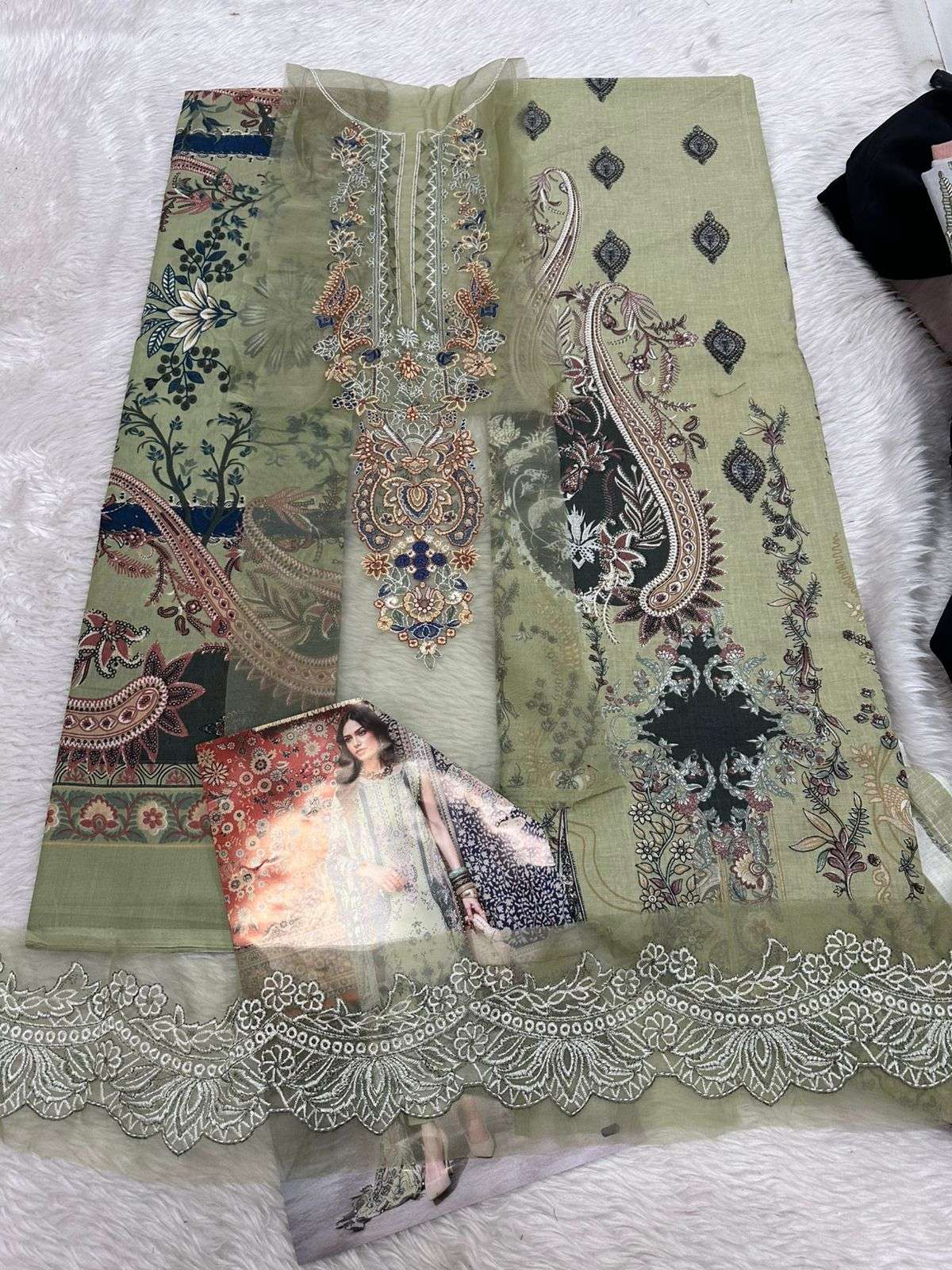 Falah Premium Cotton Collection Code - 26032 By Falah Designer Suits - 02