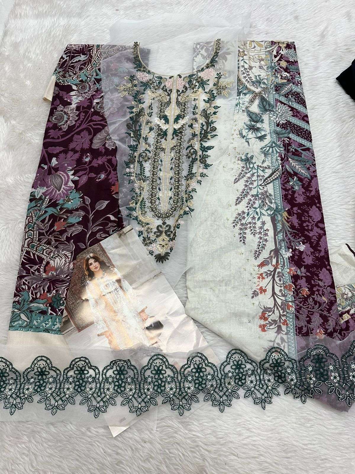 Falah Premium Cotton Collection Code - 26032 By Falah Designer Suits - 05