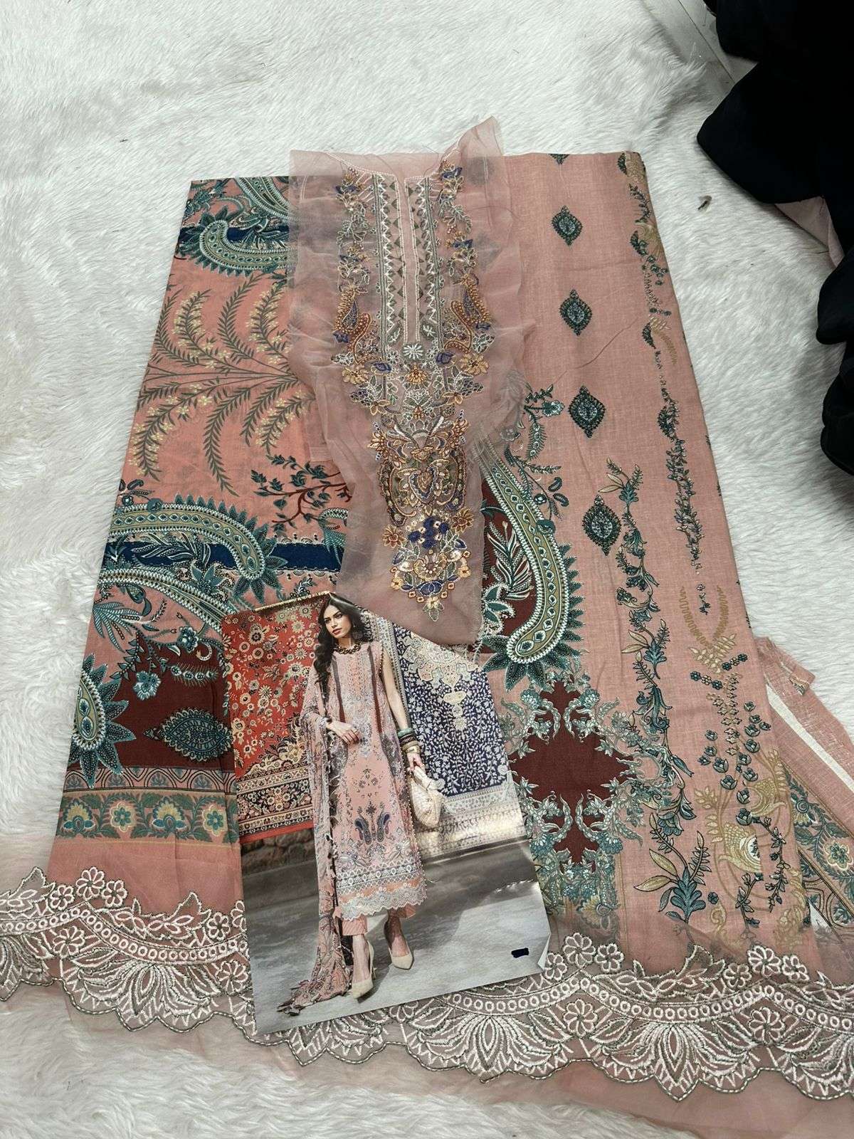 Falah Premium Cotton Collection Code - 26032 By Falah Designer Suits - 07