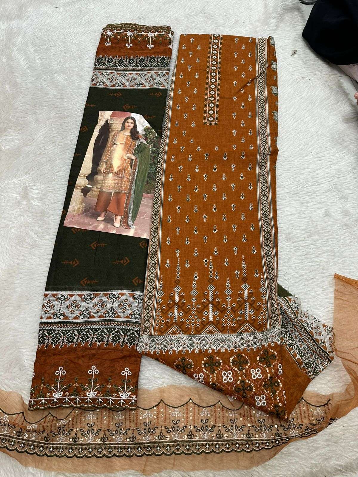 Falah Premium Cotton Collection Code - 26033 By Falah Designer - 01