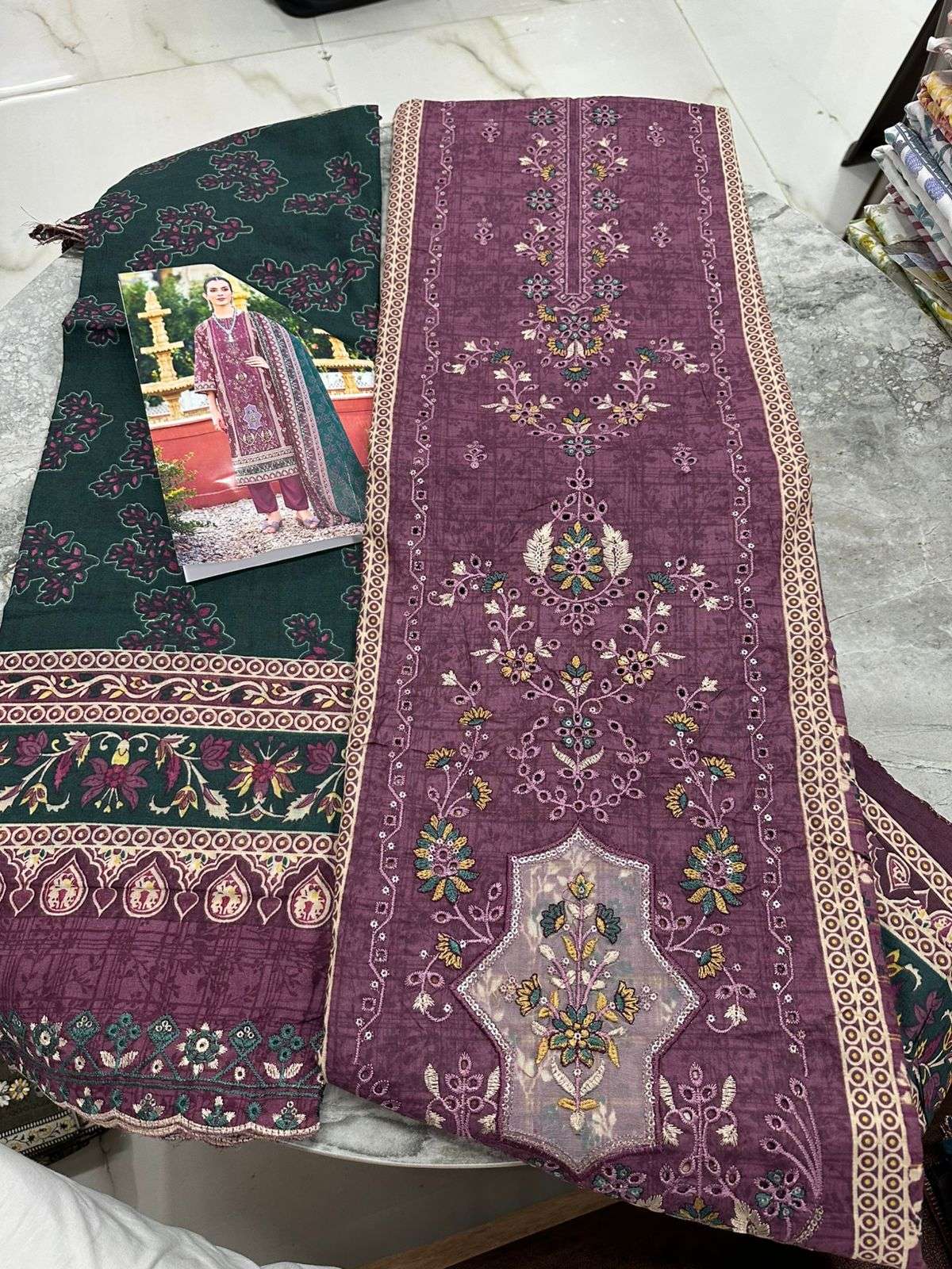 Falah Premium Cotton Collection Code - 26036 By Falah Designer Suits - 01 - 06