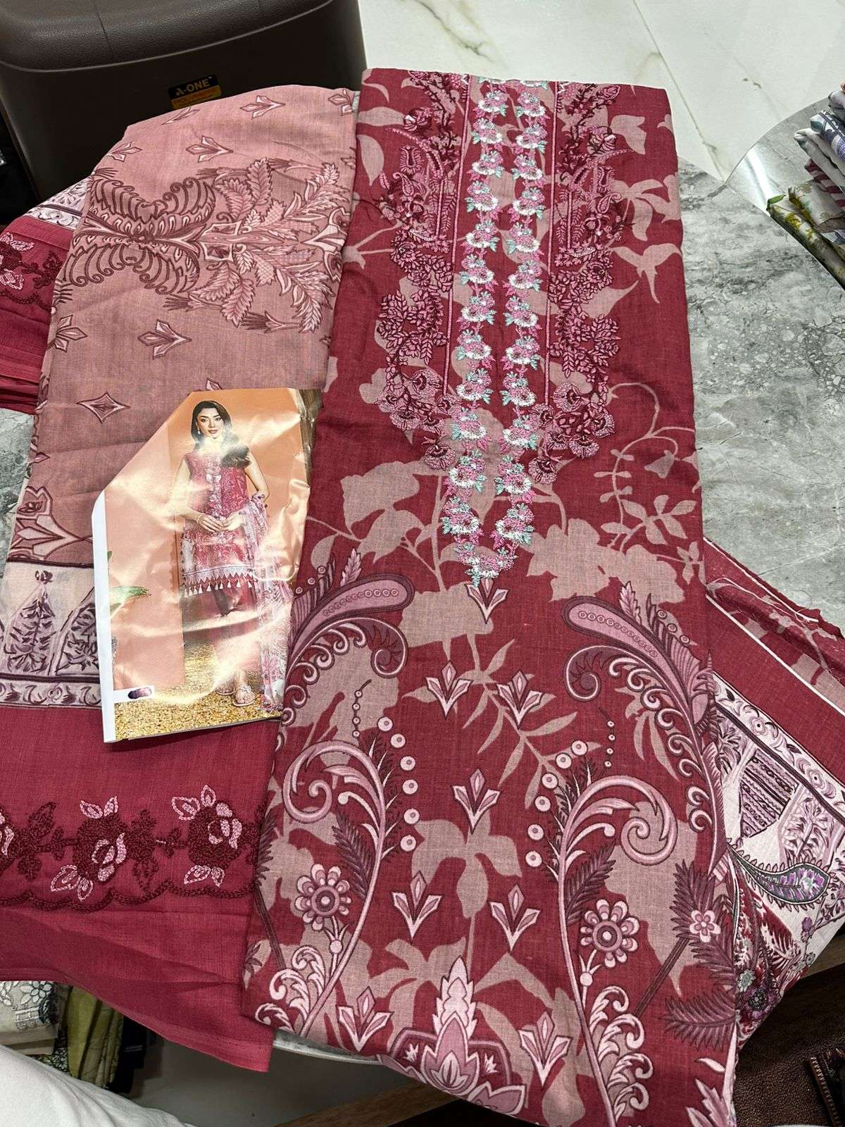 Falah Premium Cotton Collection Code - 26037 By Falah Designer Suits - 01