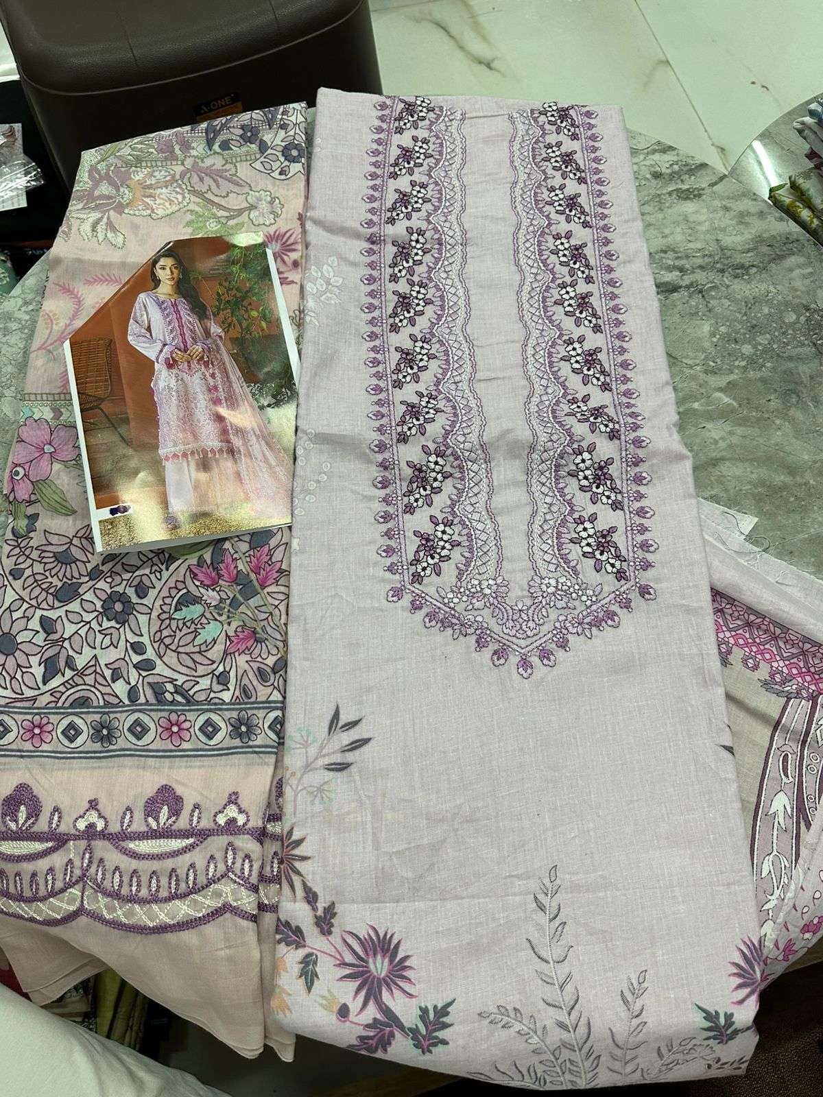 Falah Premium Cotton Collection Code - 26037 By Falah Designer Suits - 02