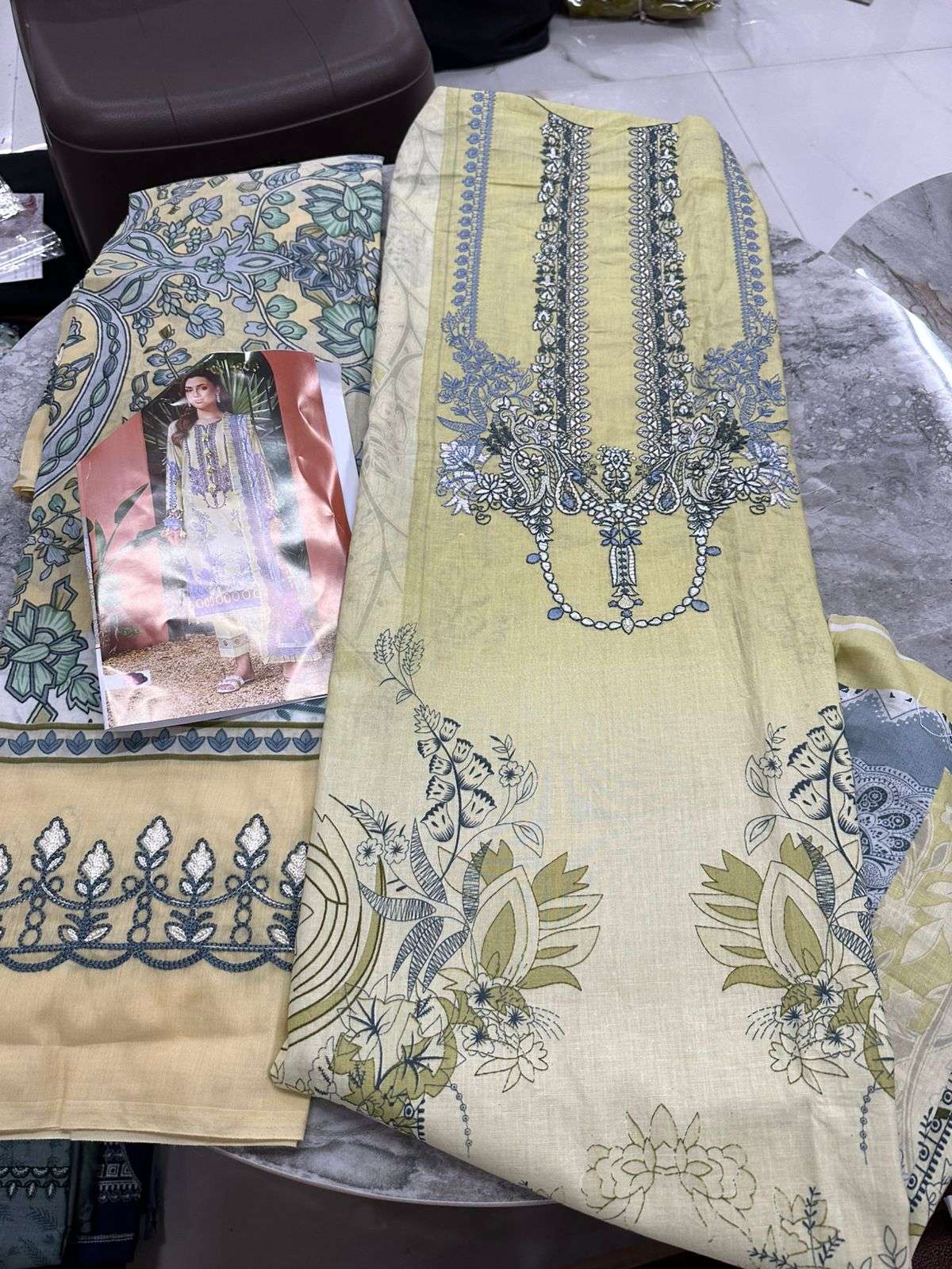 Falah Premium Cotton Collection Code - 26037 By Falah Designer Suits - 05