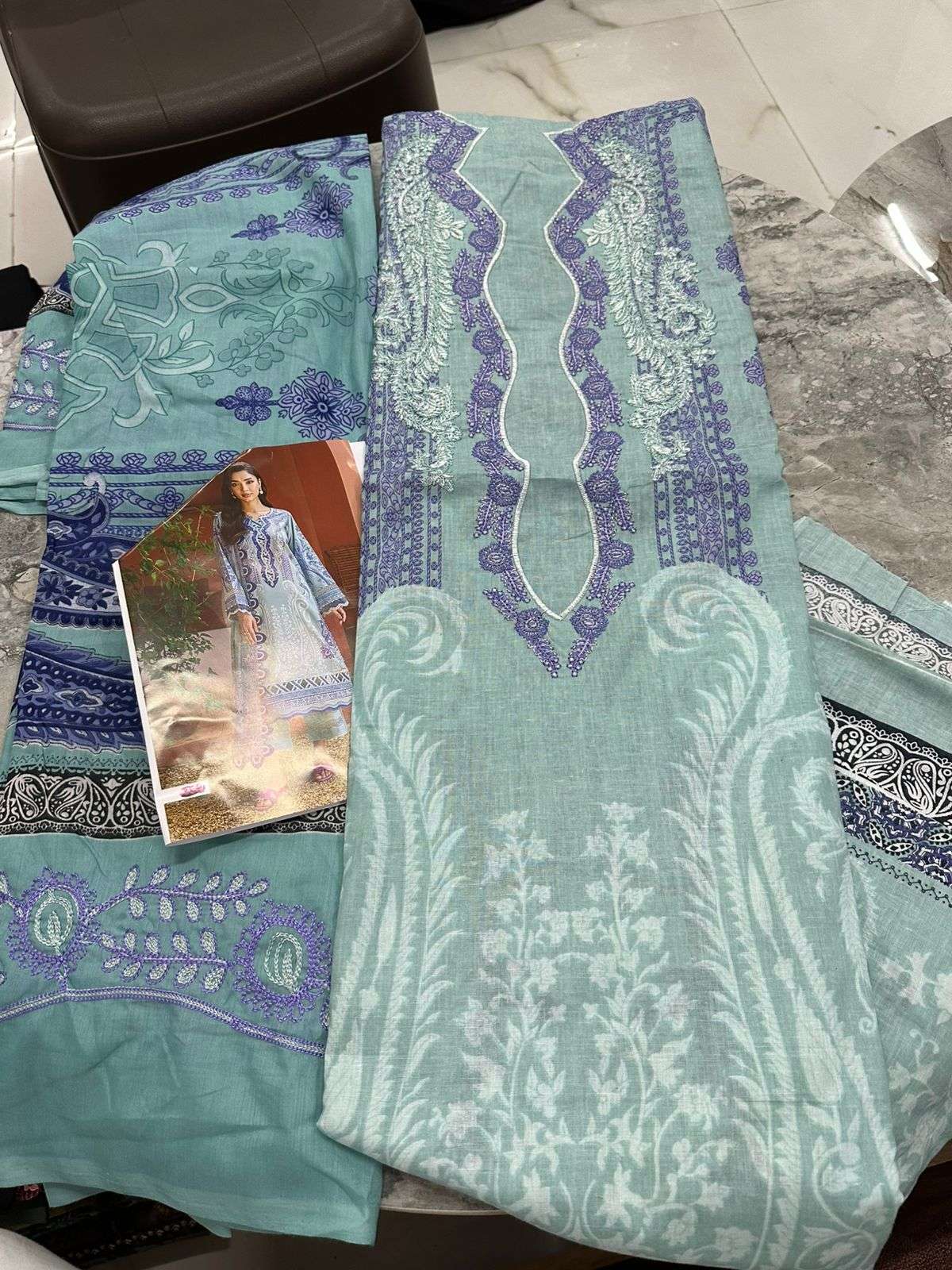 Falah Premium Cotton Collection Code - 26037 By Falah Designer Suits - 08