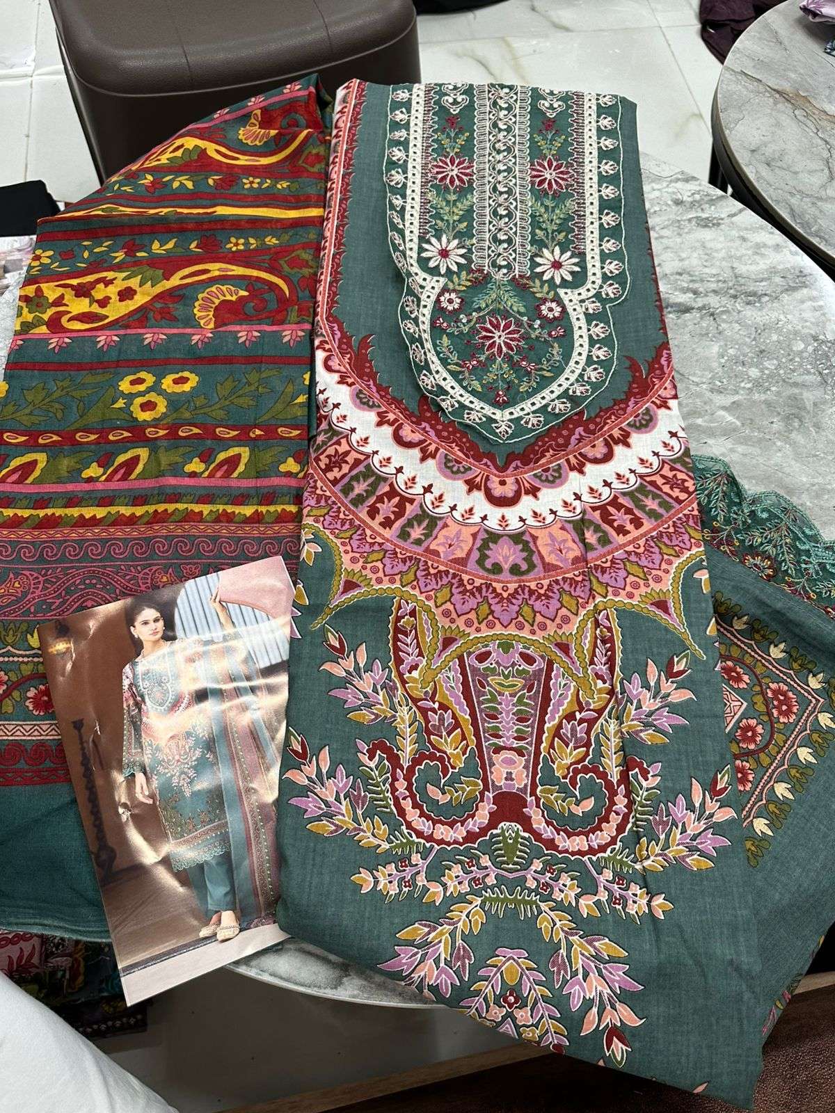 Falah Premium Cotton Collection Code - 26038 By Falah Designer Suits - 01