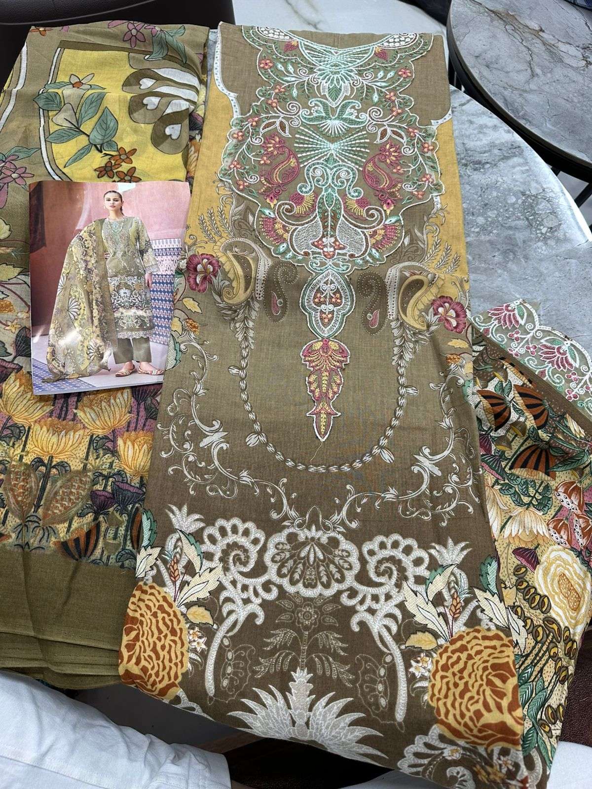 Falah Premium Cotton Collection Code - 26038 By Falah Designer Suits - 02