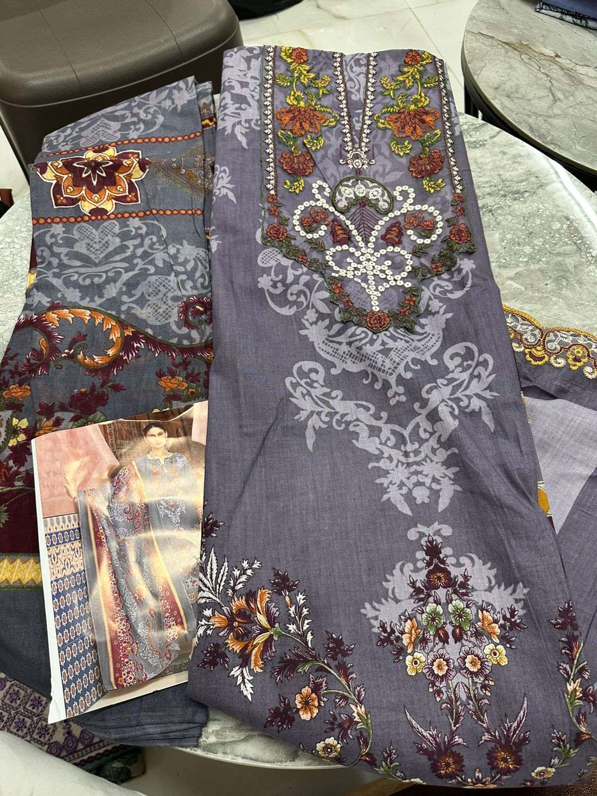 Falah Premium Cotton Collection Code - 26038 By Falah Designer Suits - 07