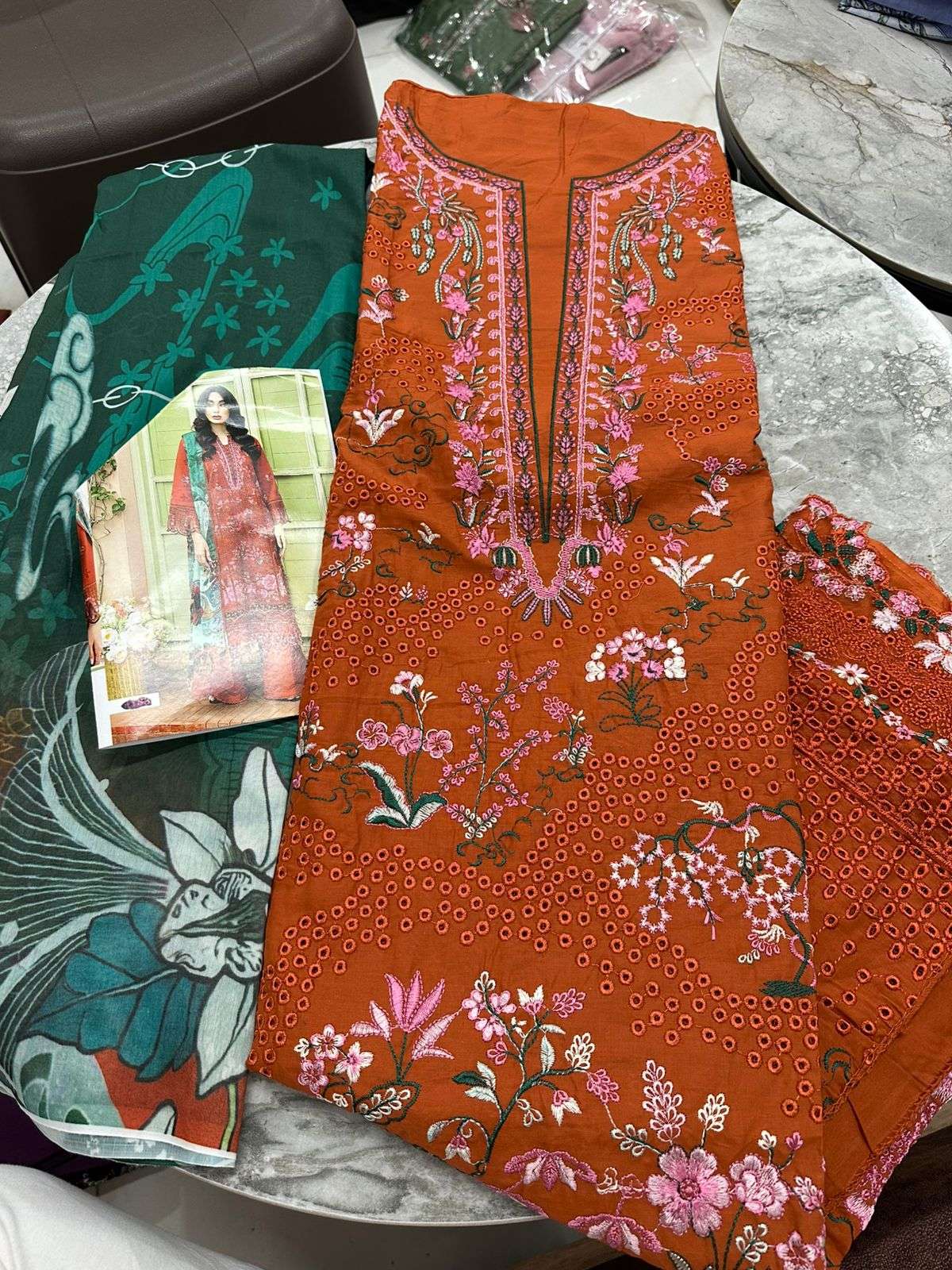 Falah Premium Cotton Collection Code - 26039 By Falah Designer Suits - 02