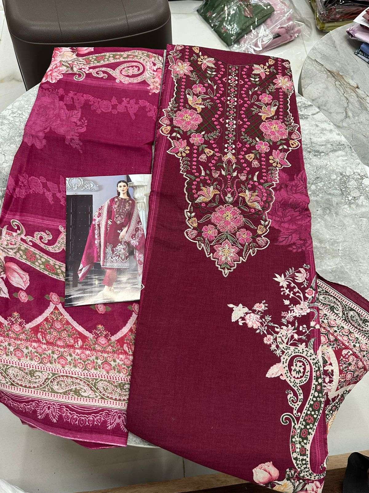 Falah Premium Cotton Collection Code - 26040 By Falah Designer Suits - 02