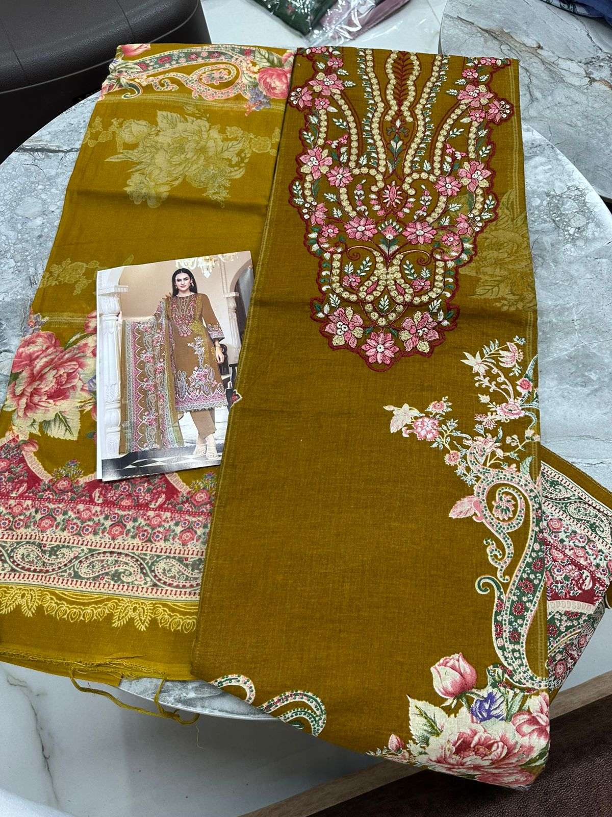 Falah Premium Cotton Collection Code - 26040 By Falah Designer Suits - 07