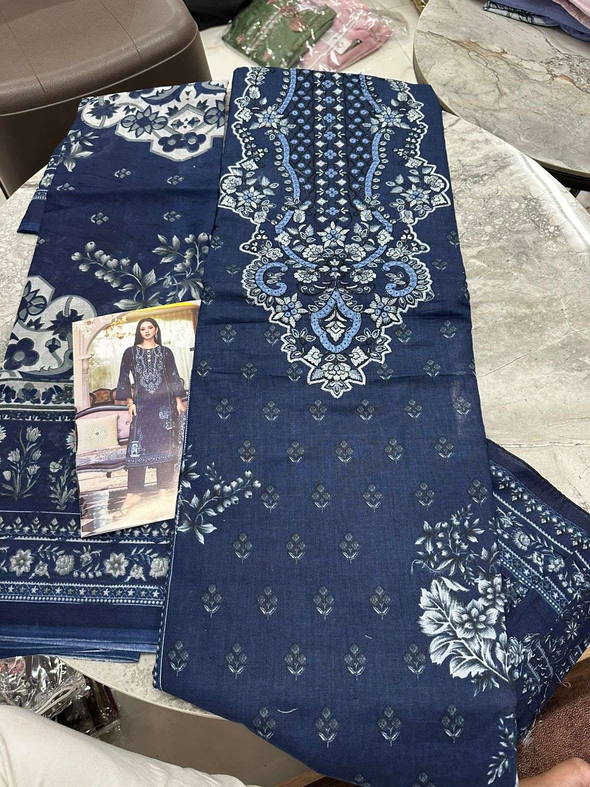 Falah Premium Cotton Collection Code - 26040 By Falah Designer Suits - 08