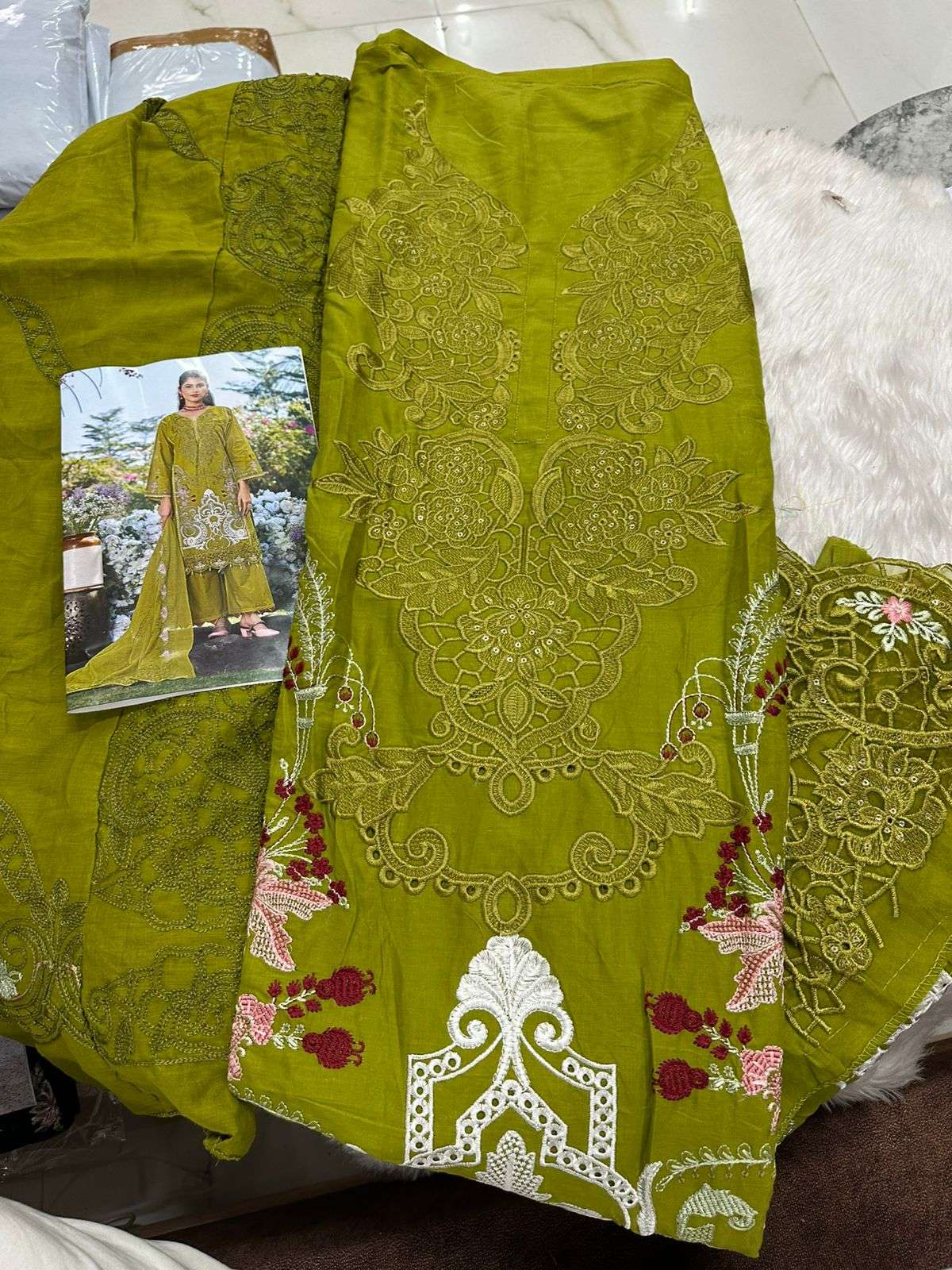 Falah Premium Cotton Collection Code - 26041 By Falah Designer Suits - 03