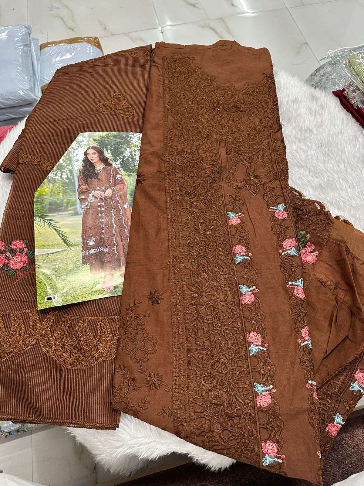 Falah Premium Cotton Collection Code - 26044 By Falah Designer Suits - 02